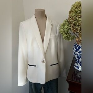 TOMMY HILFIGER Pique Knit Blazer, size 14